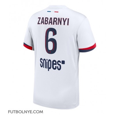 Camiseta Paris Saint-Germain Illia Zabarnyi #6 Visitante Equipación 2025-26 manga corta Camiseta Paris Saint-Germain Illia Zabarnyi #6 Visitante Equipación 2025-26 manga corta